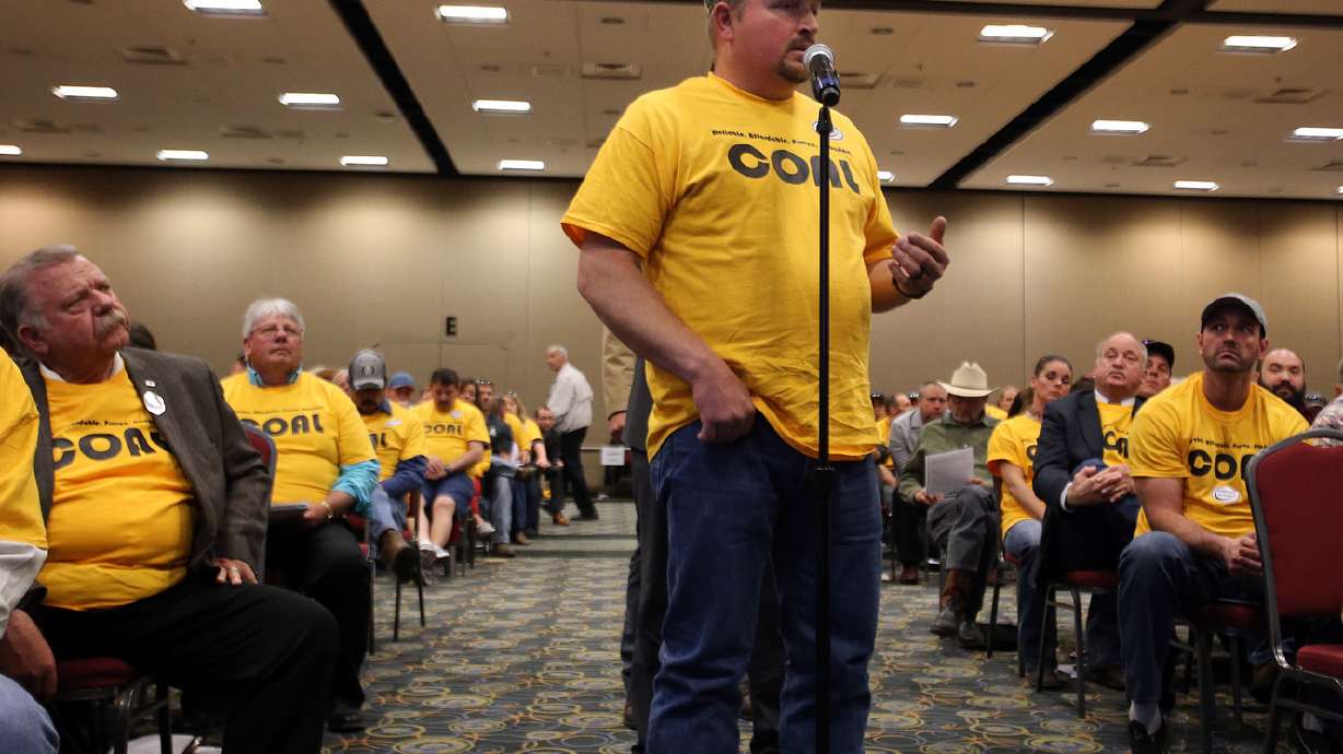 Hundreds of Utah coal miners speak out on proposed federal reforms
