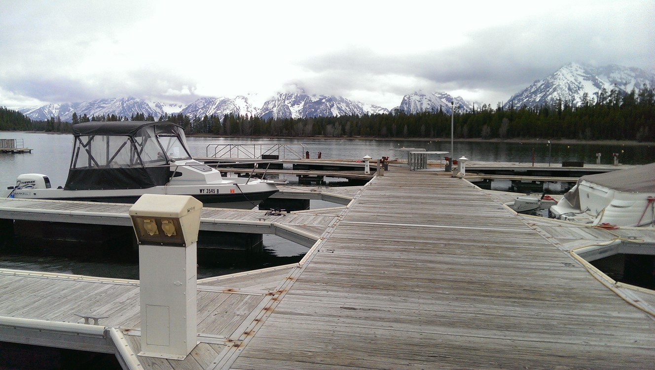 The Colter Bay marina in Grand Teton National Park. (Photo: Natalie Crofts/KSL)