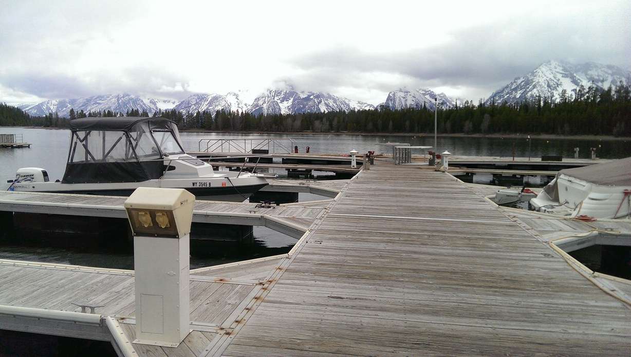 The Colter Bay marina in Grand Teton National Park. (Photo: Natalie Crofts/KSL)