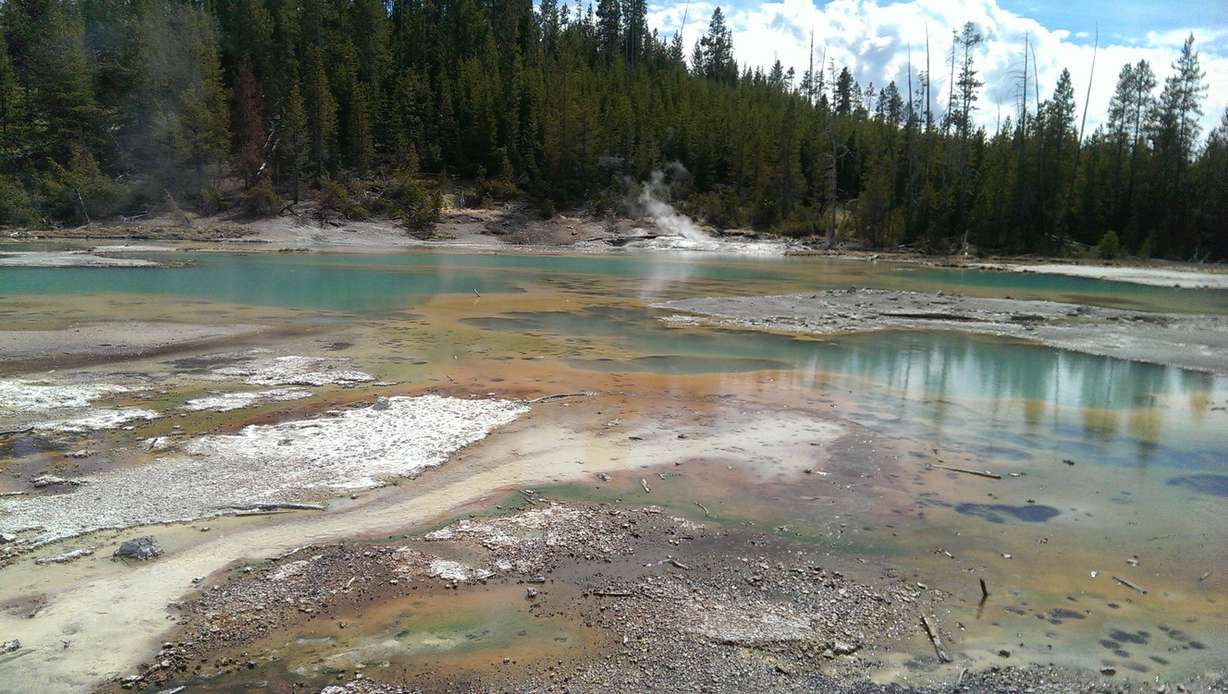The Norris Geyser Basin. (Photo: Natalie Crofts/KSL)
