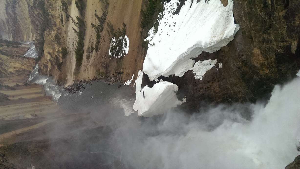 The Lower Falls in the Grand Canyon of Yellowstone. (Photo: Natalie Crofts/KSL)