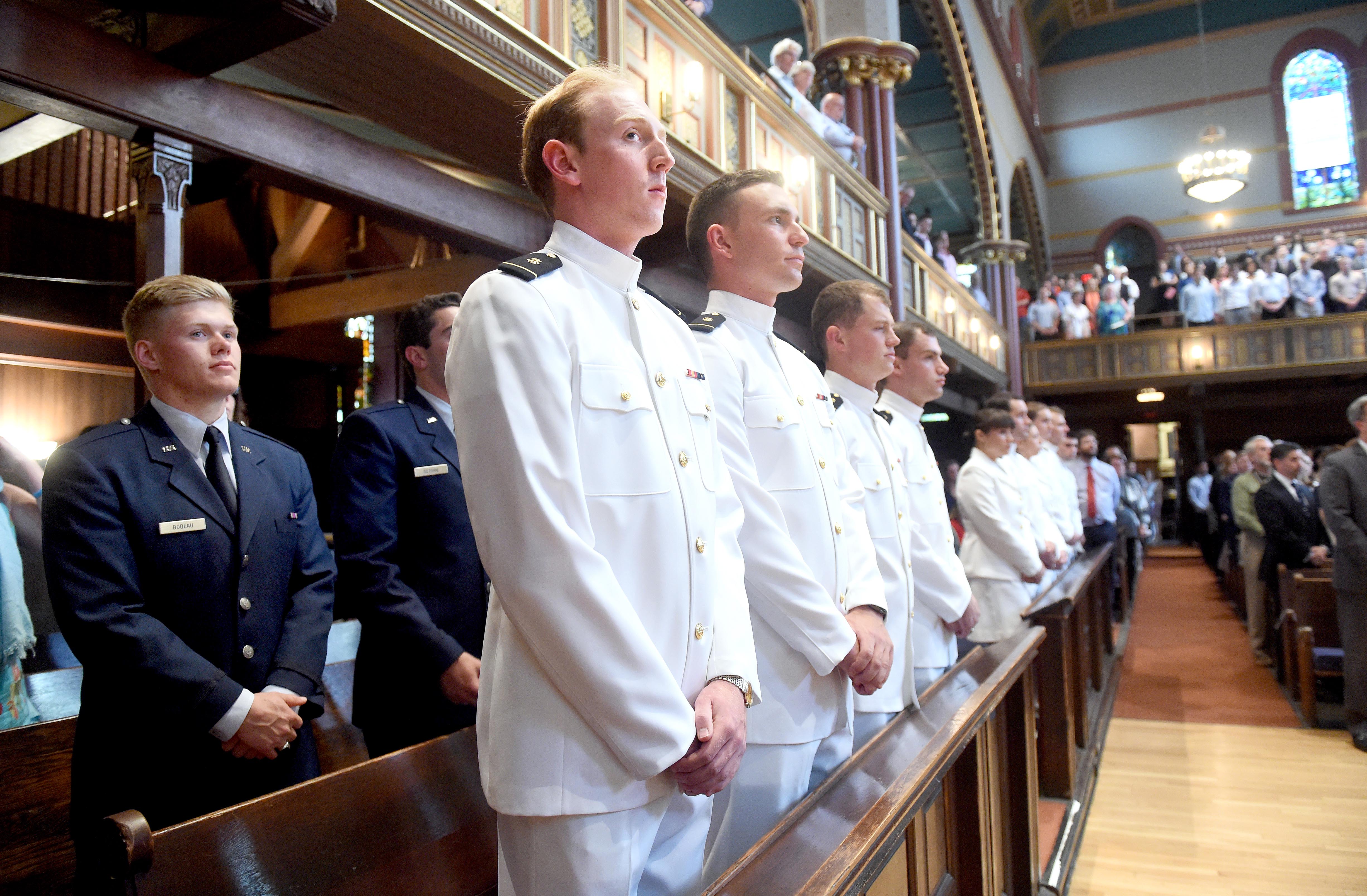 Yale commencement includes first ROTC graduates since 70s