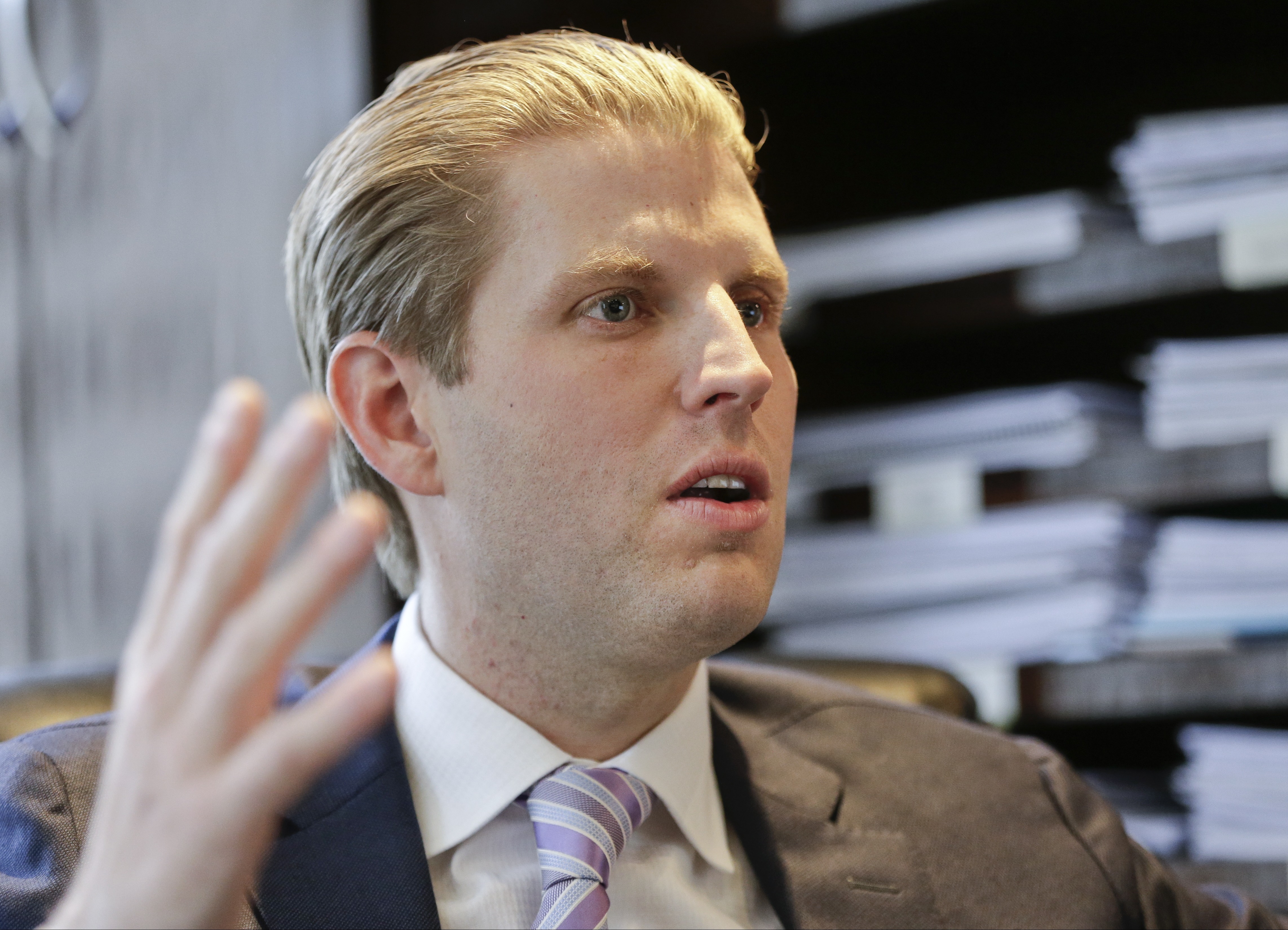 Eric Trump, helping his father, balances company, campaign