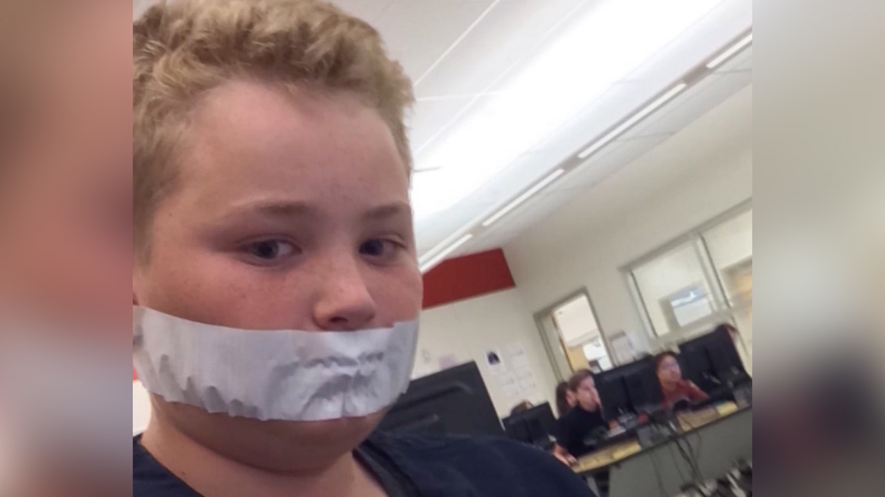 Teacher on leave after telling students to put duct tape on their mouths