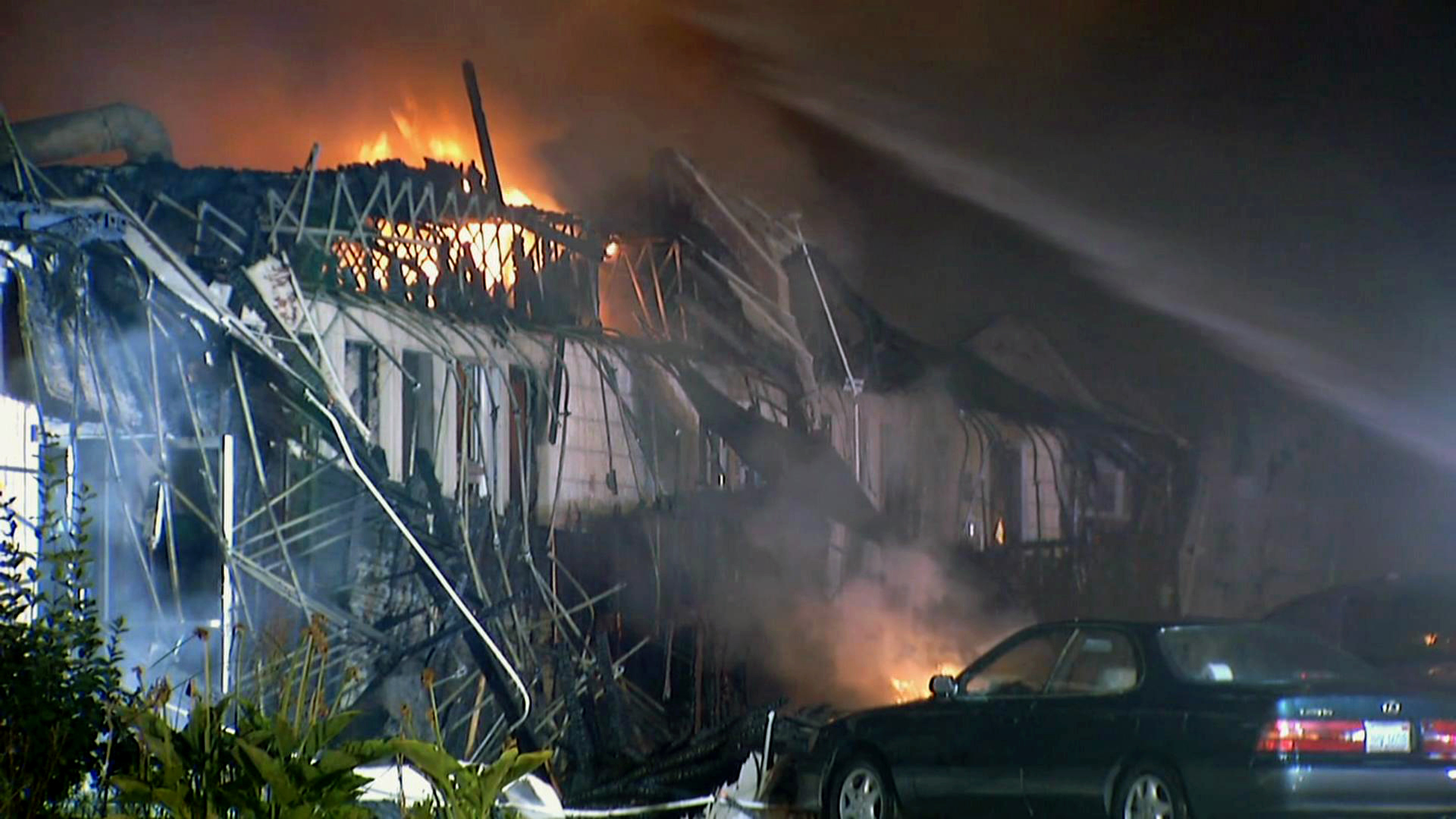 Fire rips through Silicon Valley strip mall, ravaging shops