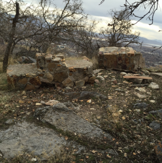 The current state of Provo Easter Cross, which was torn down in the 1970s. (Photo: Courtesy of Niki Thornock)