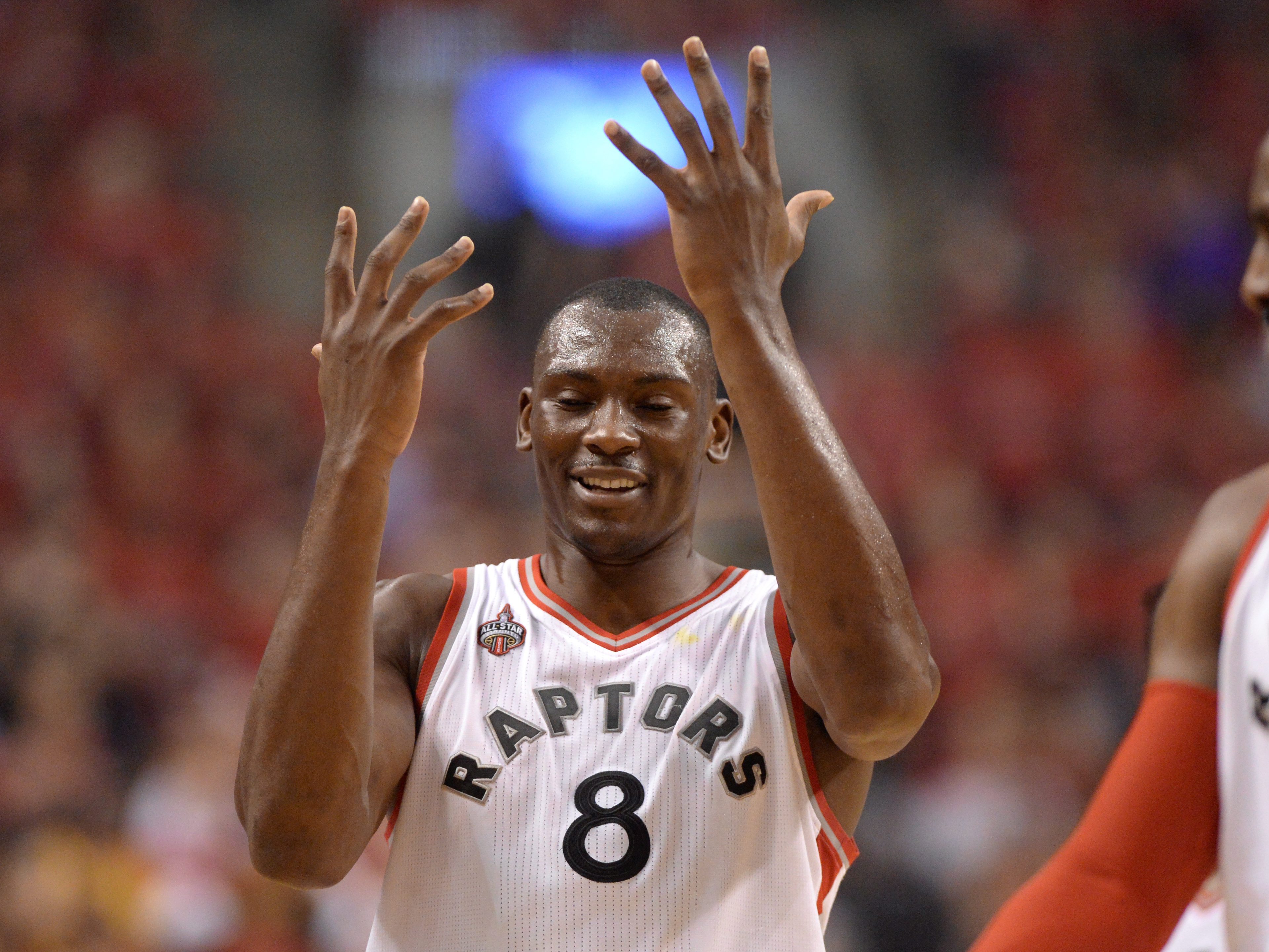 Raptors' Biyombo faces Game 7 suspension after flagrant foul