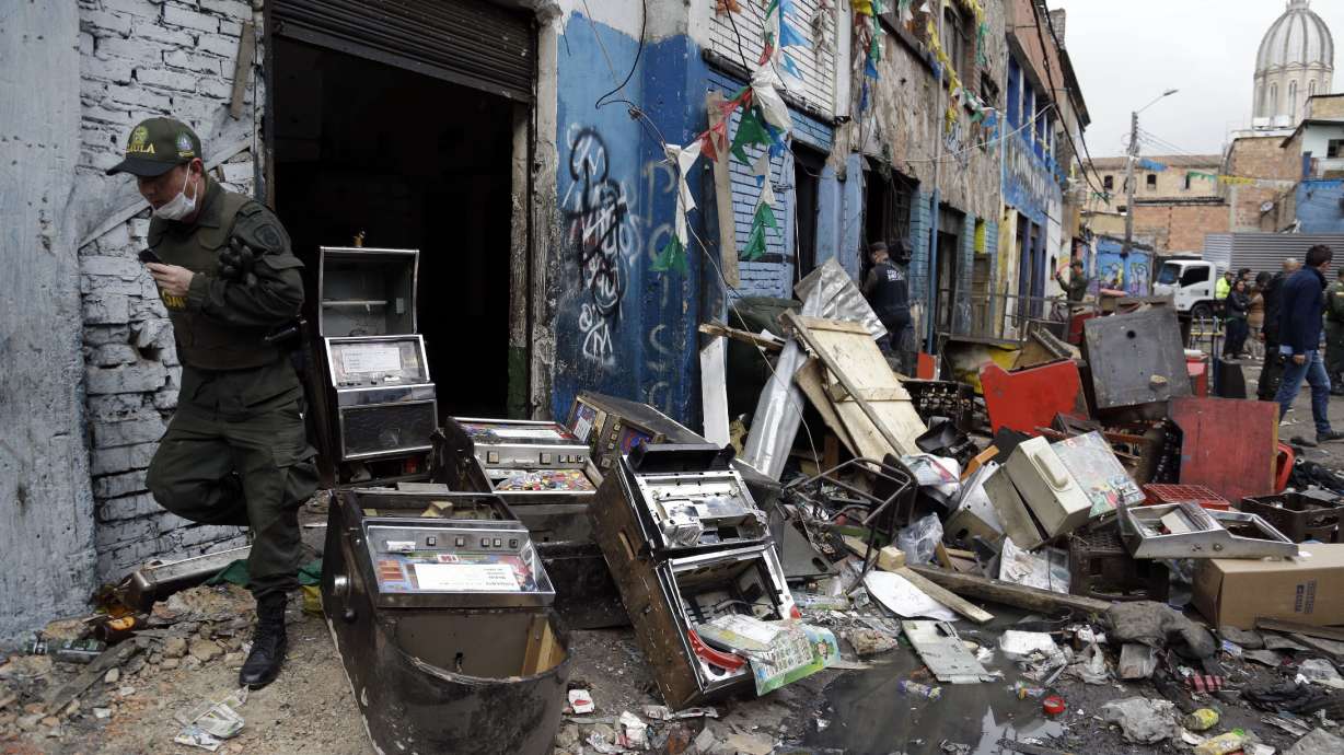 Police raid drug-infested 'Bronx' in Colombia's capital
