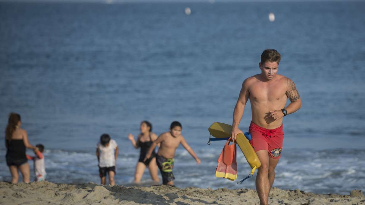 The Latest: Some beaches open after California shark attack