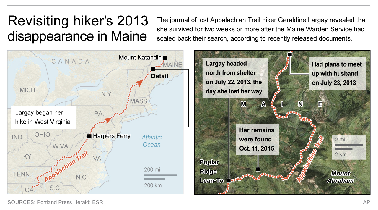 Hiker's decision to stay put was the right one _ at first
