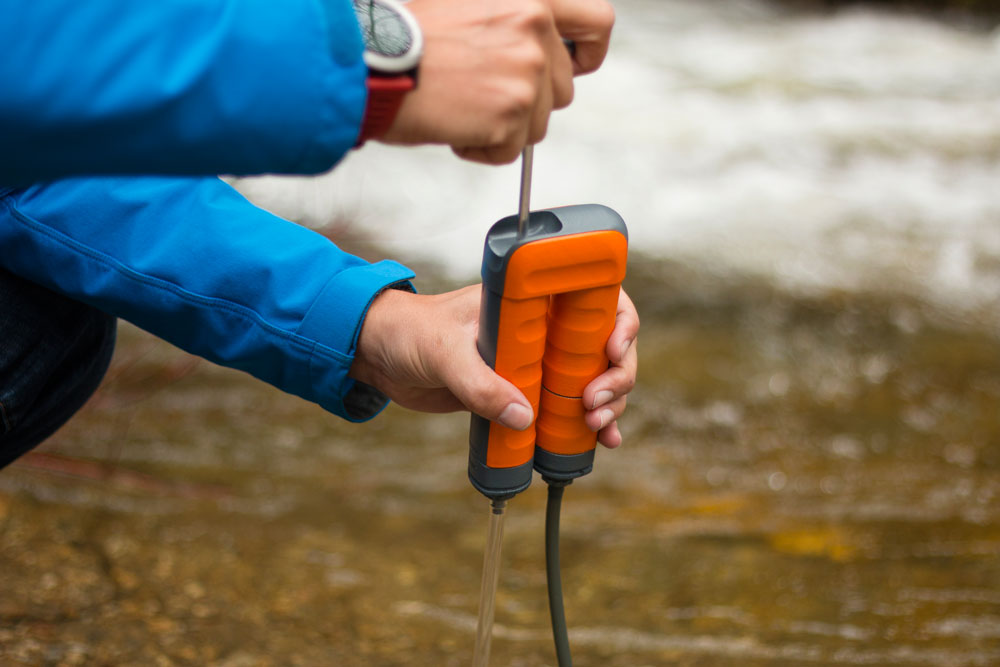 A Utah team created MUV, a modular water filter system that can be adapted by combining activated carbon, hollow fiber and nanlum sections as needed. (Photo: Courtesy of Renovo Water)