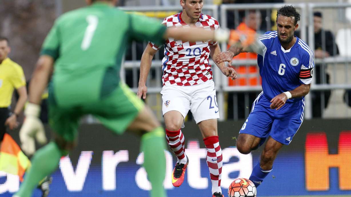 Croatia beats San Marino by record 10-0 in Euro 2016 warmup