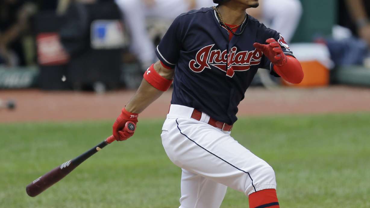 Indians hit 4 homers, blank Royals 7-0 for 4-game sweep