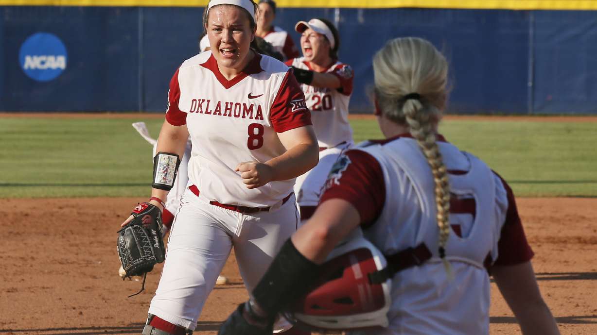 Oklahoma defeats Auburn for its 3rd national softball title