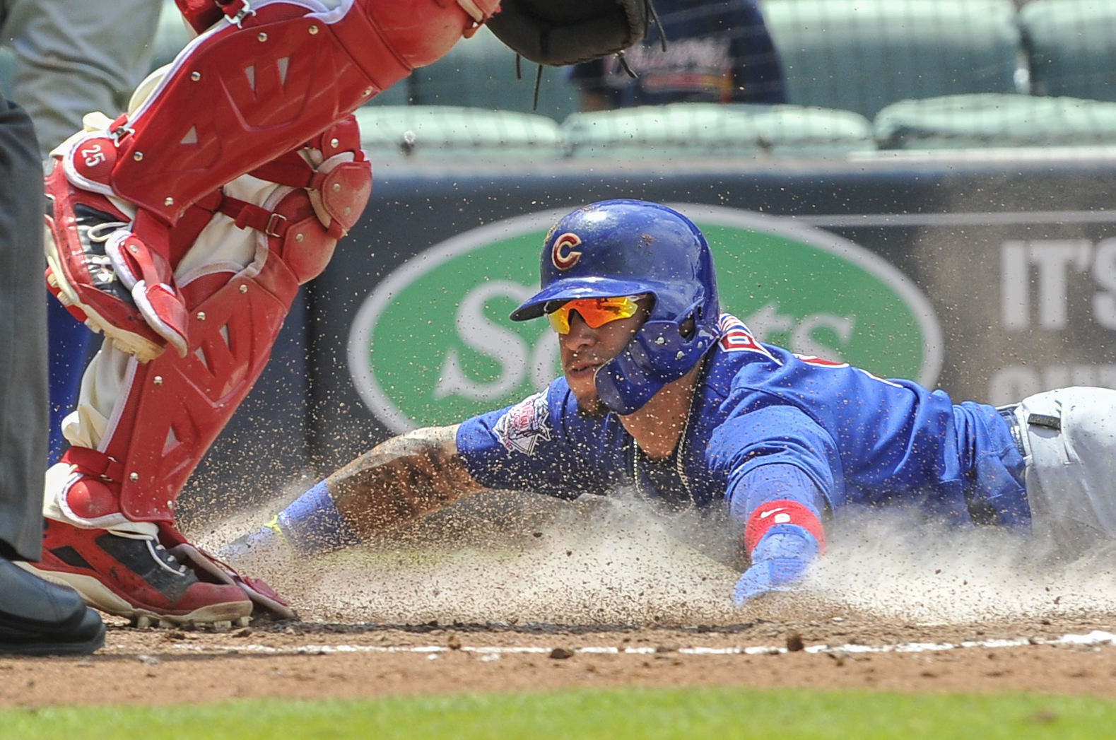 Lester allows no earned runs as Cubs rout Braves 13-2