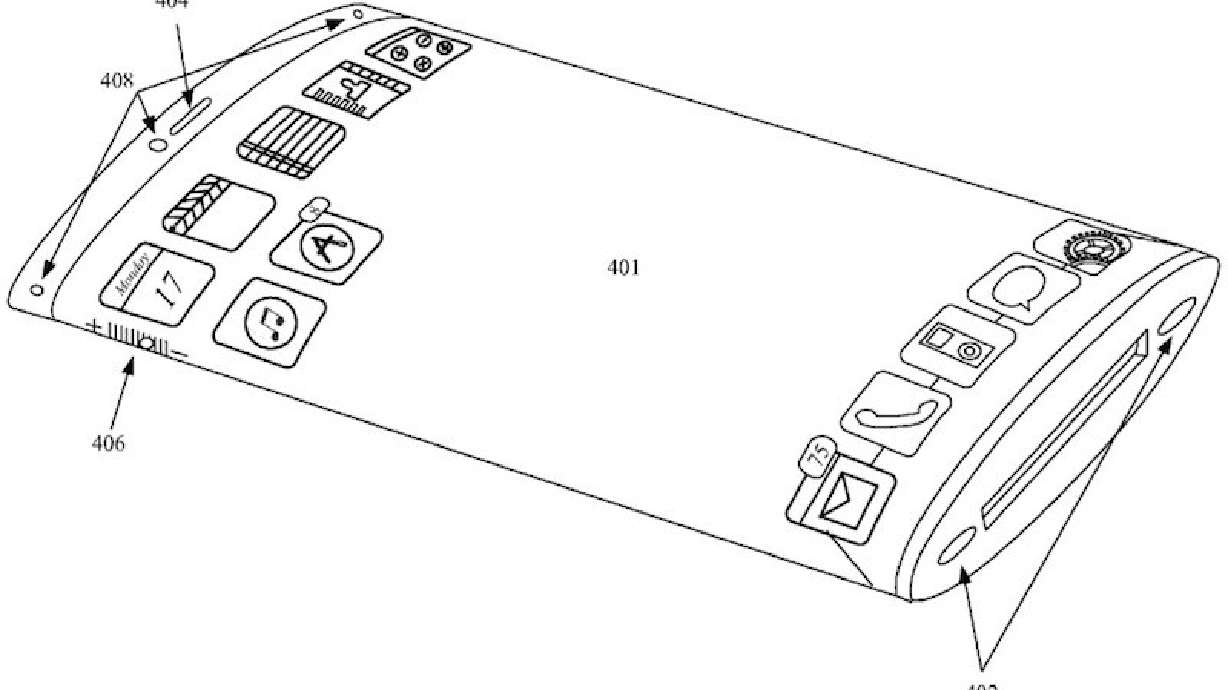 Apple gets patent for wrap-around iPhone screen