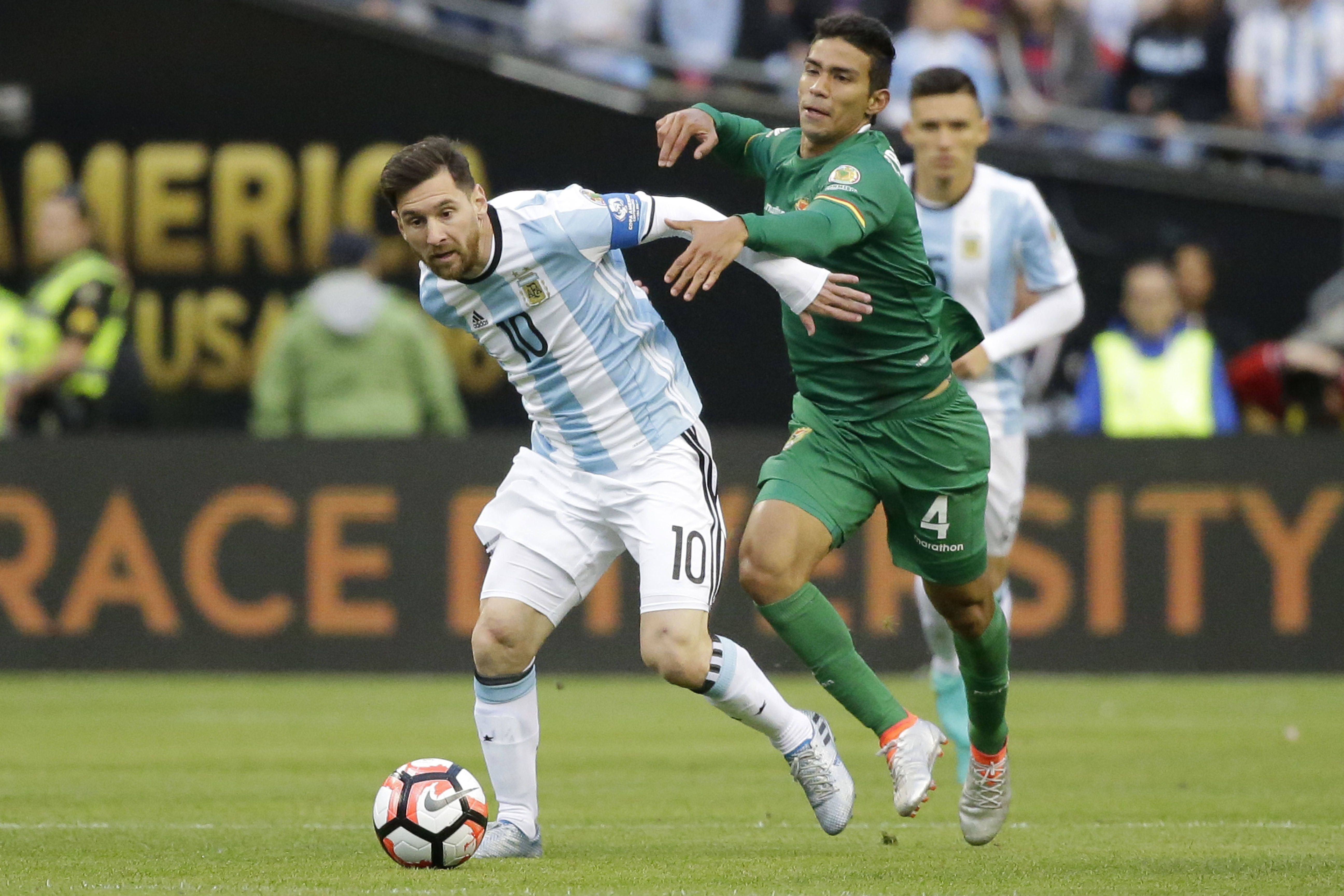Argentina rolls past Bolivia 3-0 to win Copa America group