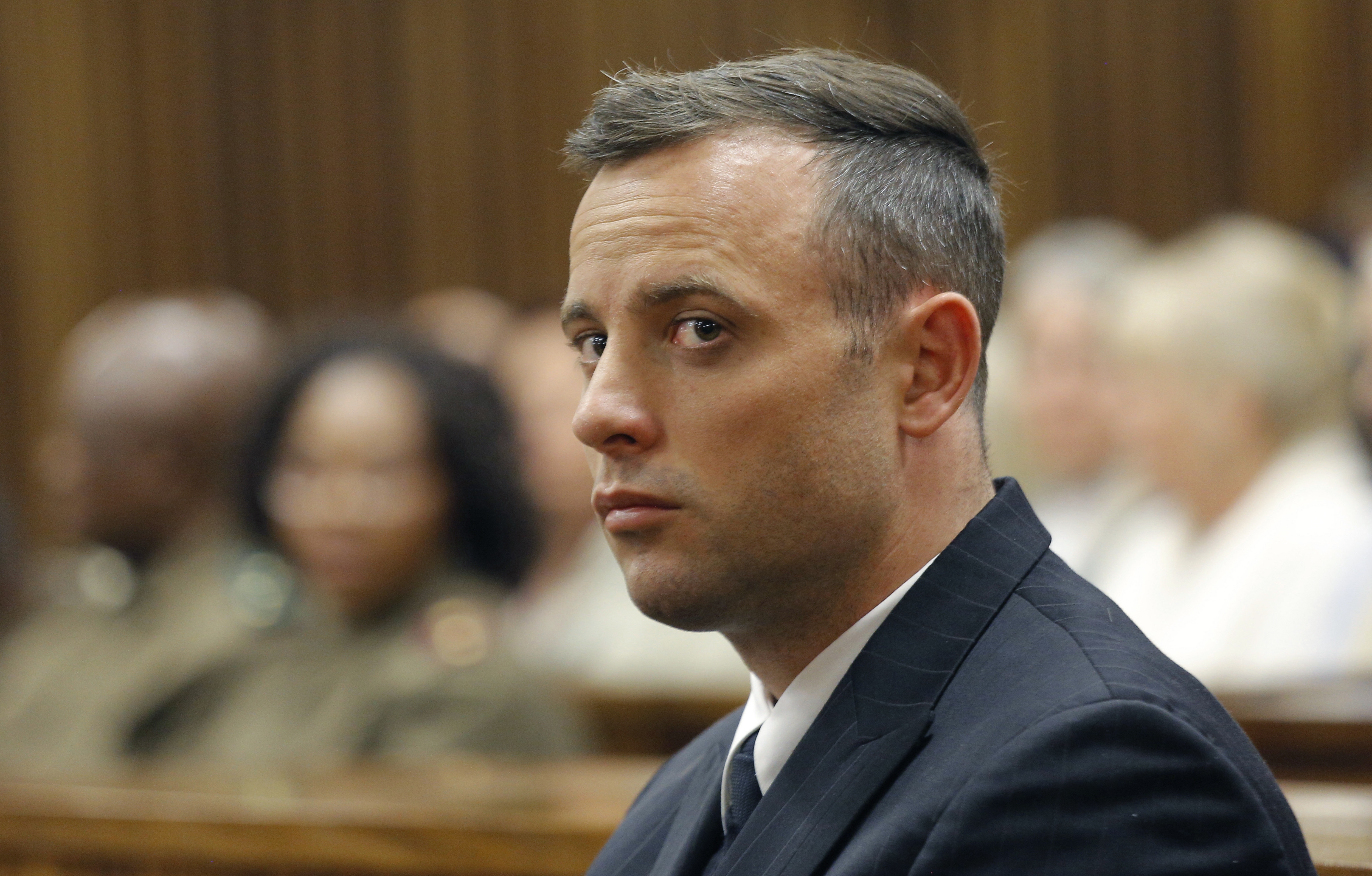 Pistorius walks on stumps for judge, sentencing on July 6