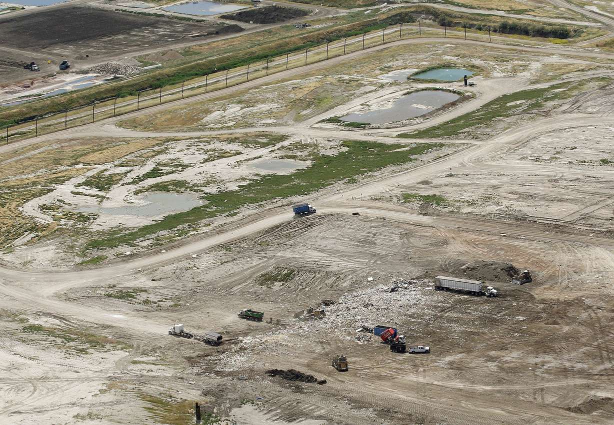 Aerial photo of the Salt Lake County Landfill taken Tuesday, June 7, 2016. (Photo: Stuart Johnson, Deseret News)