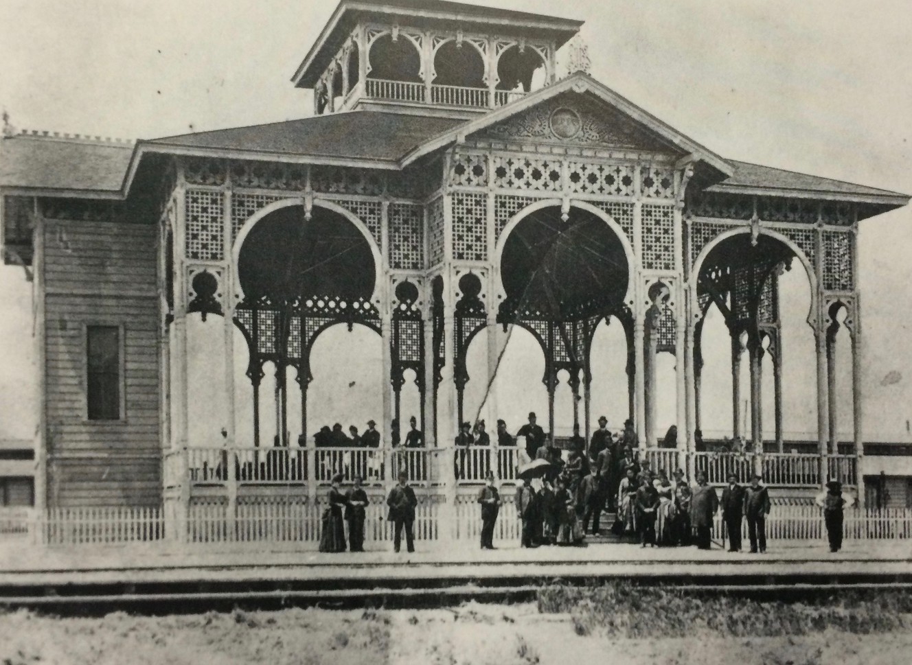 Lake Park's open-air pavilion that opened in 1886. (Photo: Courtesy of Lagoon)