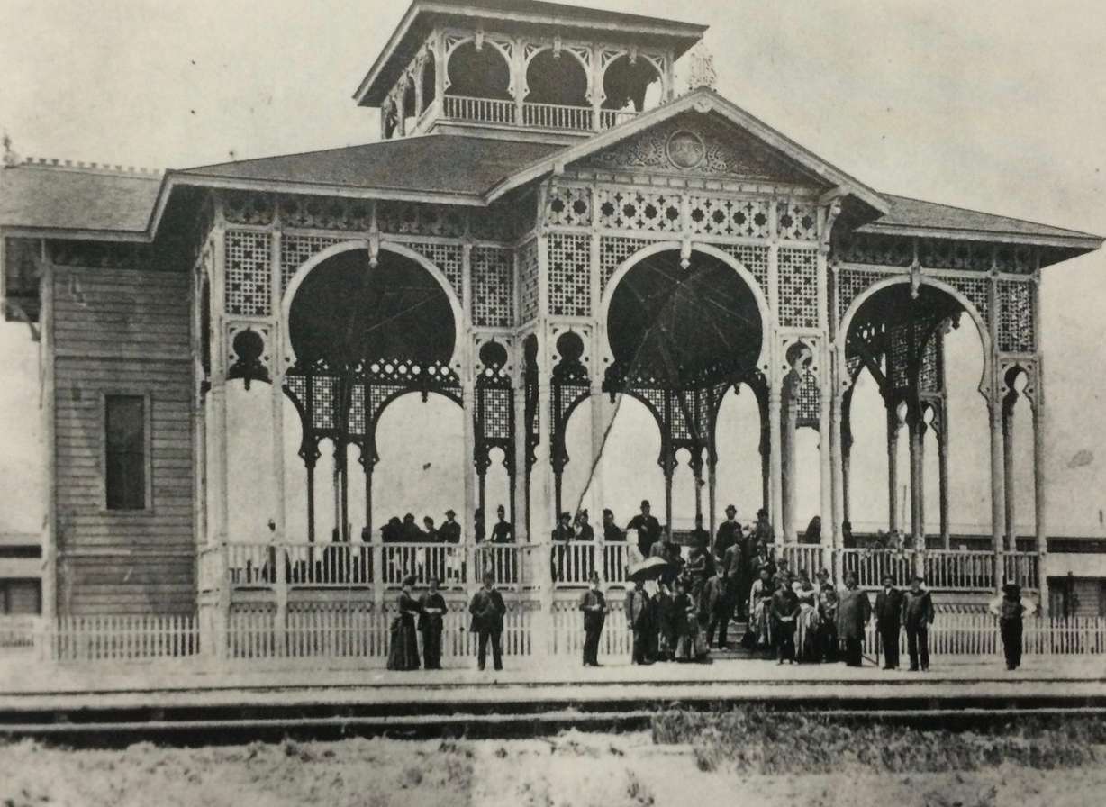 Lake Park's open-air pavilion that opened in 1886. (Photo: Courtesy of Lagoon)