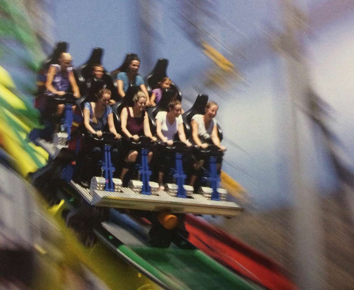 People riding "Wicked" roller coaster that opened in 2007. (Photo: Courtesy of Lagoon)