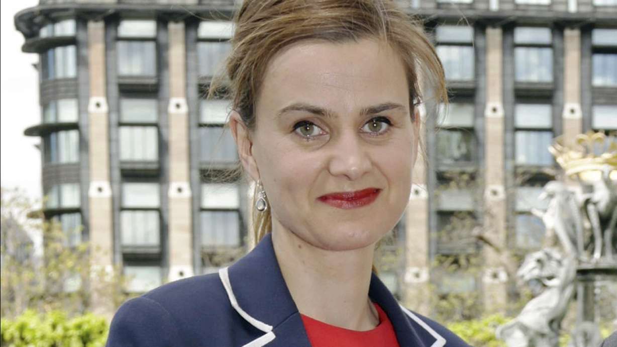 The Latest: Police probe right-wing links in Cox slaying