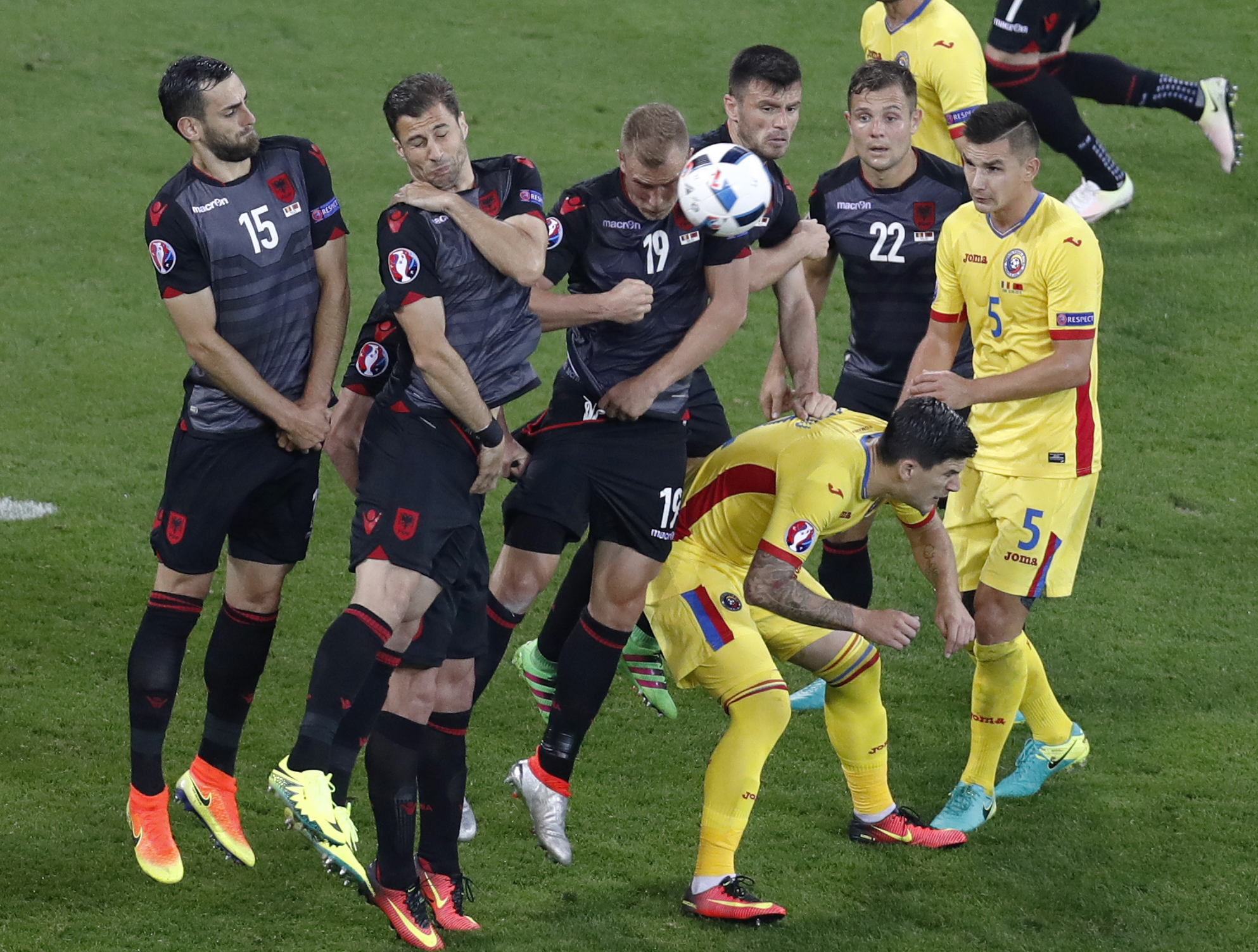 The Latest: Albanian capital erupts after Euros win