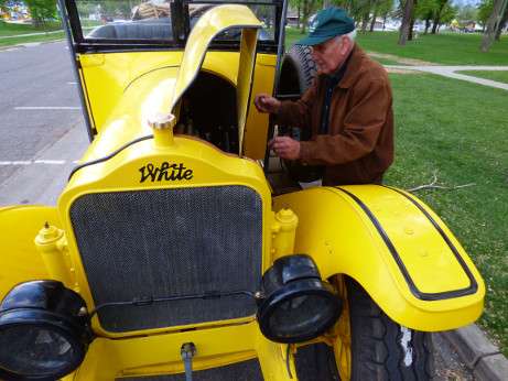 A Yellowstone bus restored by Merrill Maxfield. (Photo: Courtesy of Merrick Maxfield)