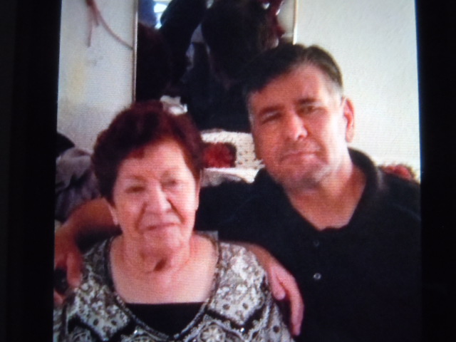 Mark Gallegos with his mother. (Photo: Courtesy of Mark Gallegos)