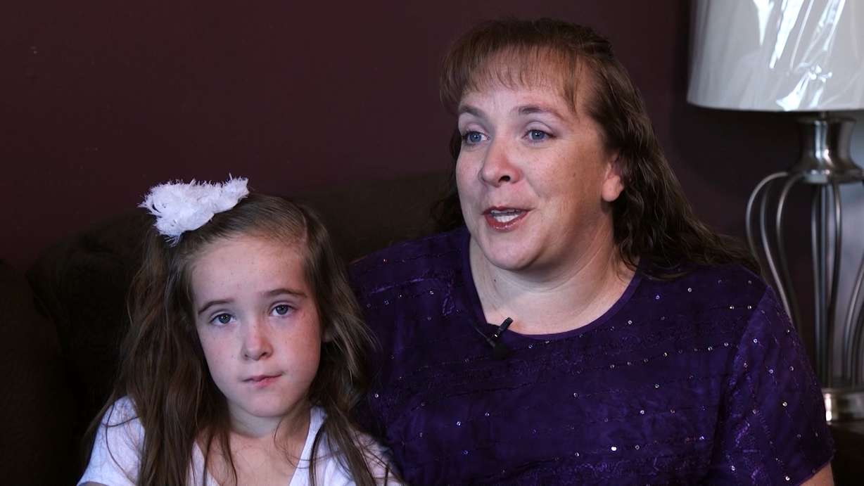 A child's first words are monumental, but they're also easy to take for granted. But what if your baby never said "mama" or "dada"? Here's a Magna girl's struggle to find her voice.