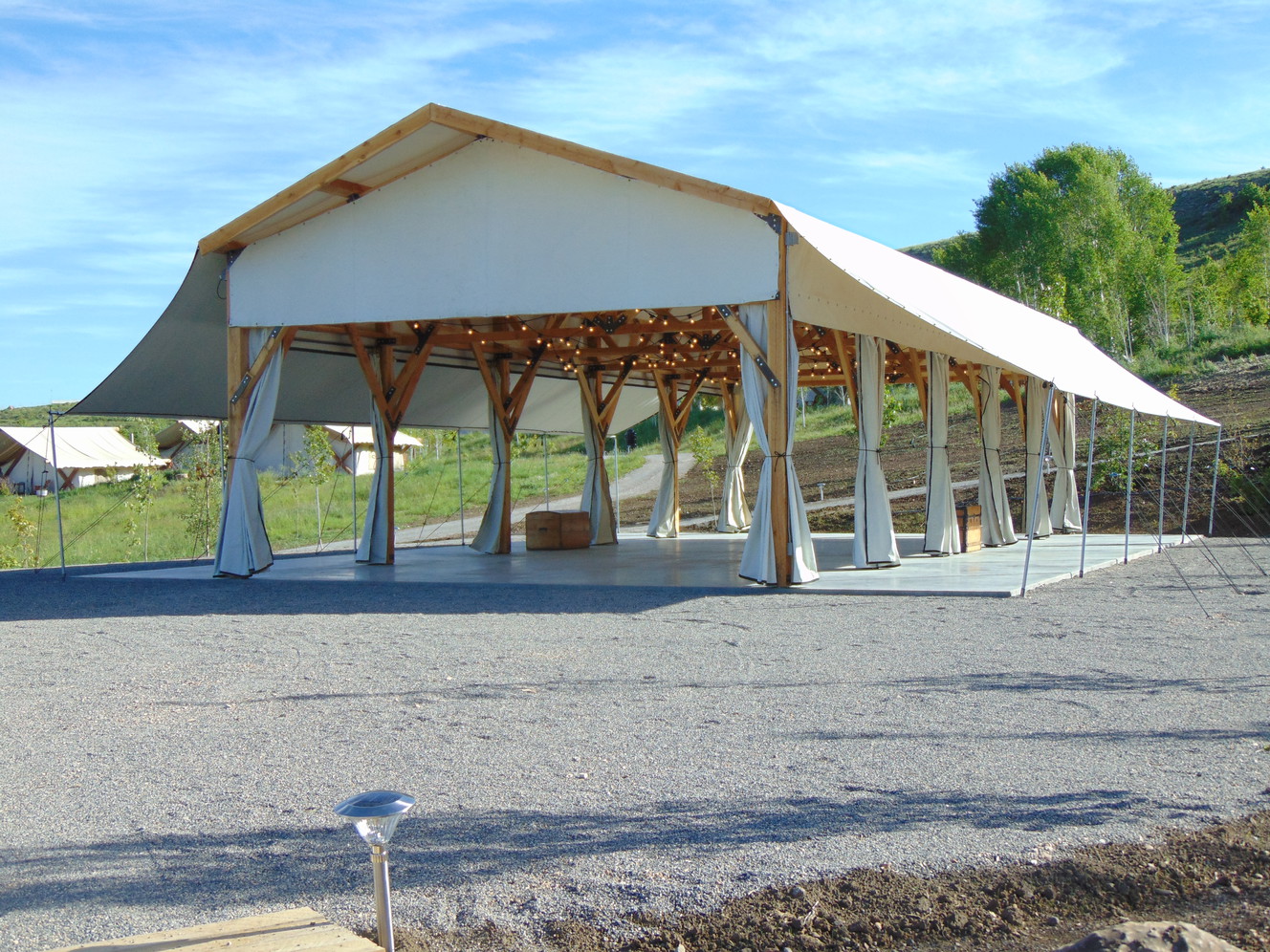 Bear Lake glamping resort opens new reception center