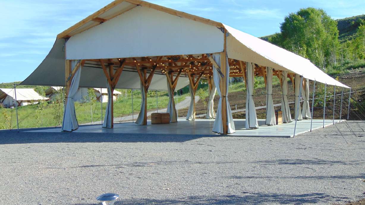 Bear Lake glamping resort opens new reception center