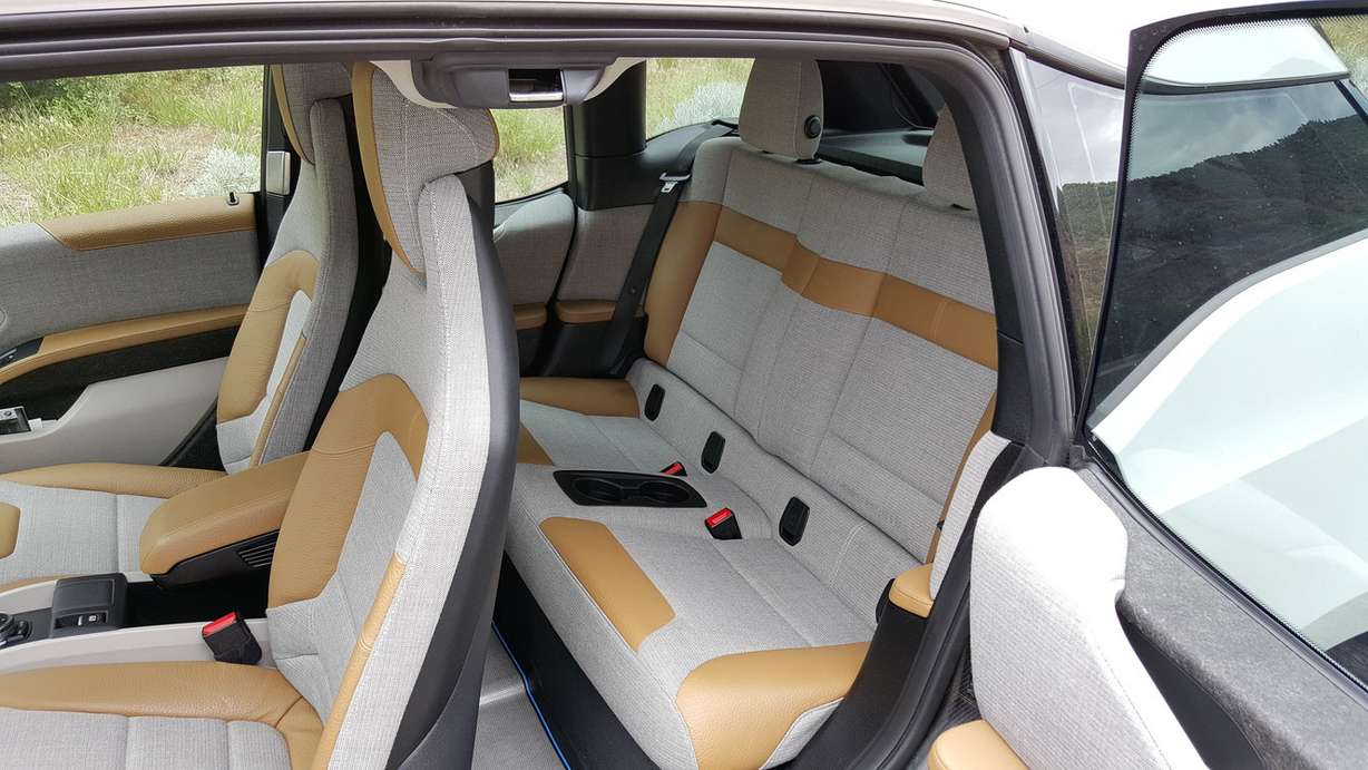 The i3's interior. (Photo: Mike Stapley)
