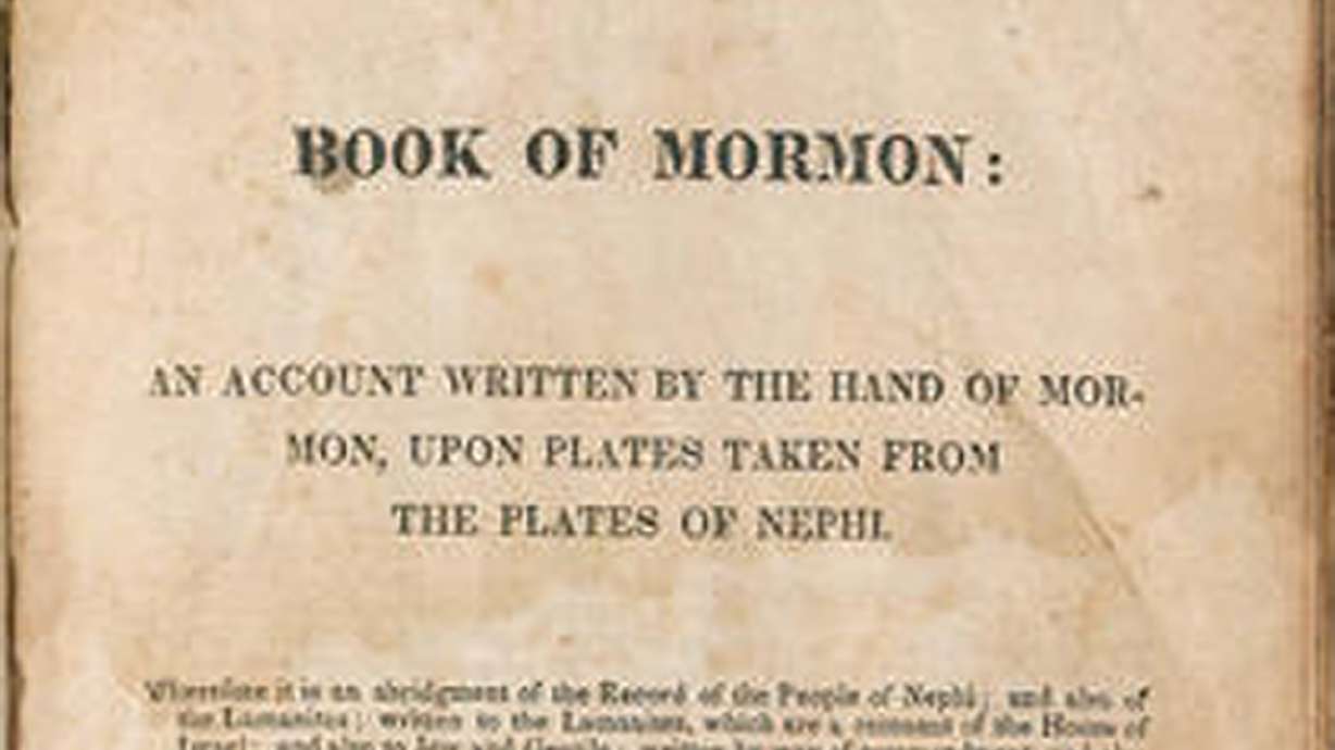 1st edition Book of Mormon sells for $52.5K at NYC auction