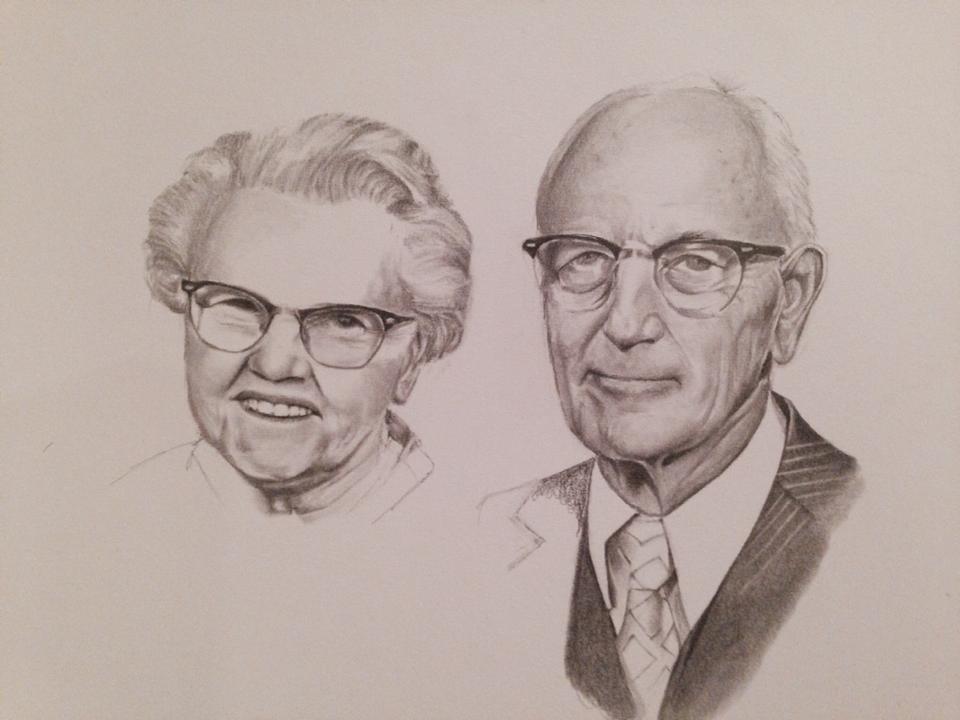 A half-finished portrait by Amber Rock. (Photo: Amber Rock)