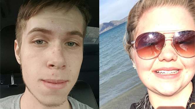 Tyler Christianson, 19, of Ogden (left), and Maddison "Madi" Haan, 20, of West Point (right), were killed early Thursday when an SUV smashed into their vehicle from behind at a high rate of speed. A 16-year-old girl was arrested for investigation of two counts of murder. (Photo: Facebook)