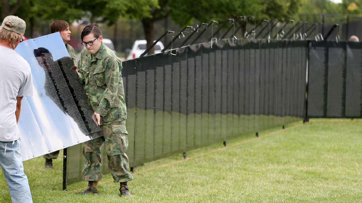 Scale replica of Vietnam War Memorial returns to southern Utah