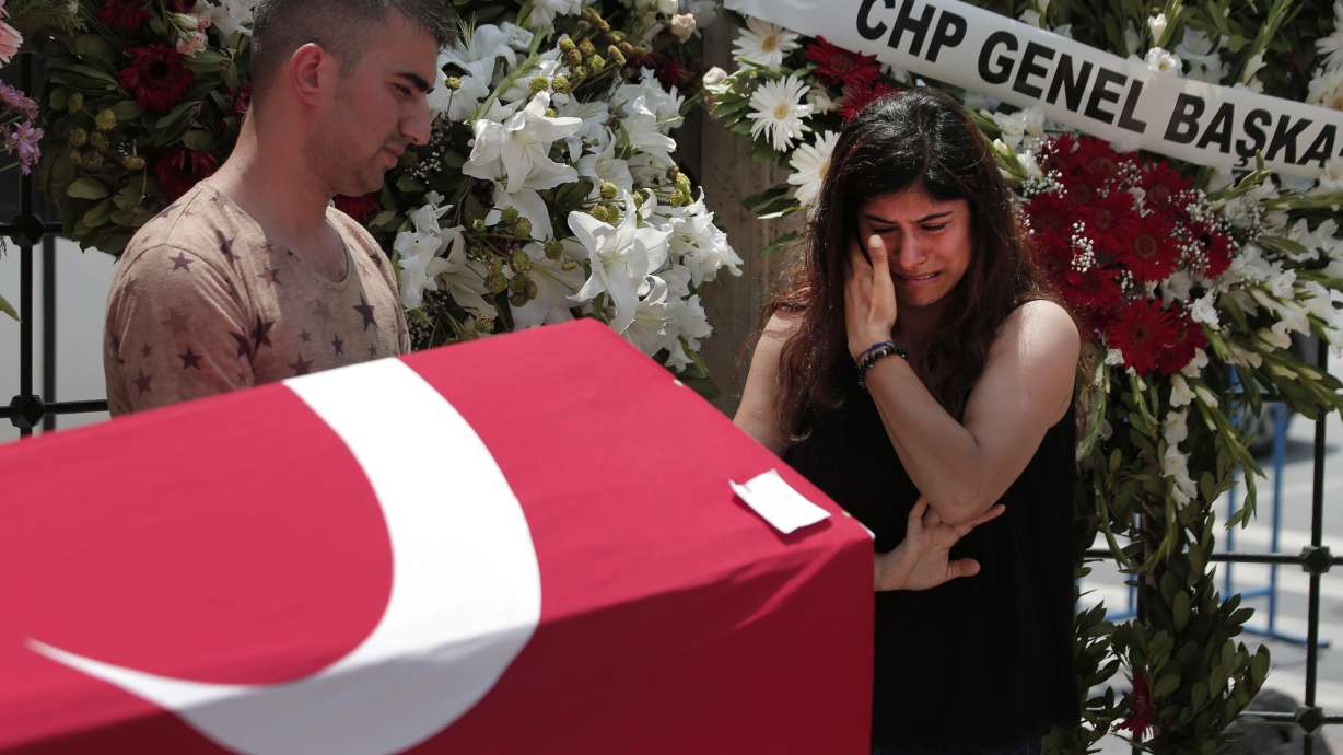 The Latest: Tunisian town buries doctor killed in Istanbul