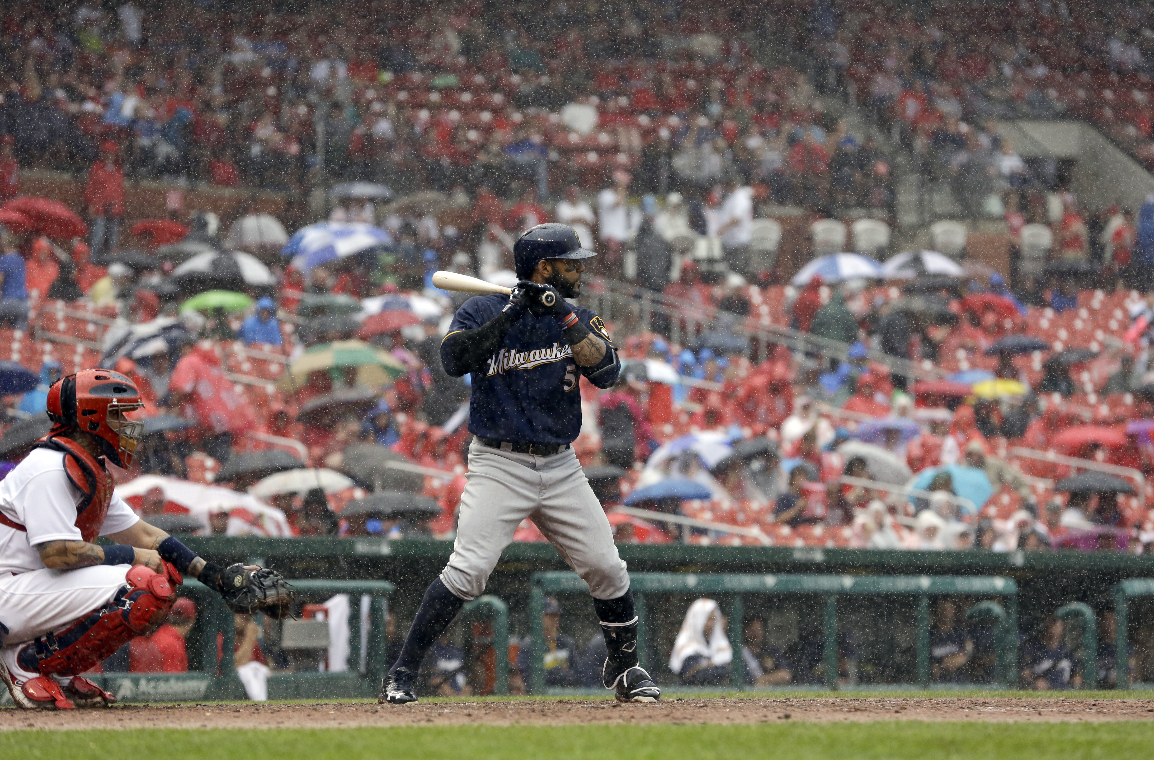 Piscotty's slam paces Cardinals to sweep over Brewers