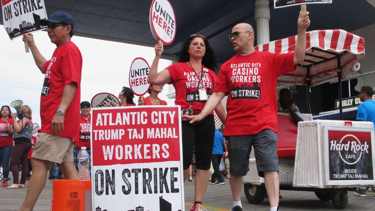 Trump Taj Mahal workers: Strike fights owner's 'tyranny'