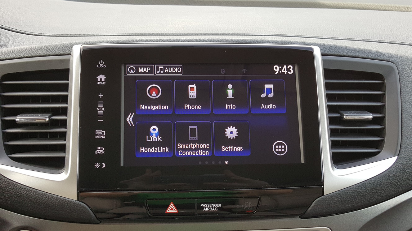 The touchscreen (Photo: Mike Stapley)