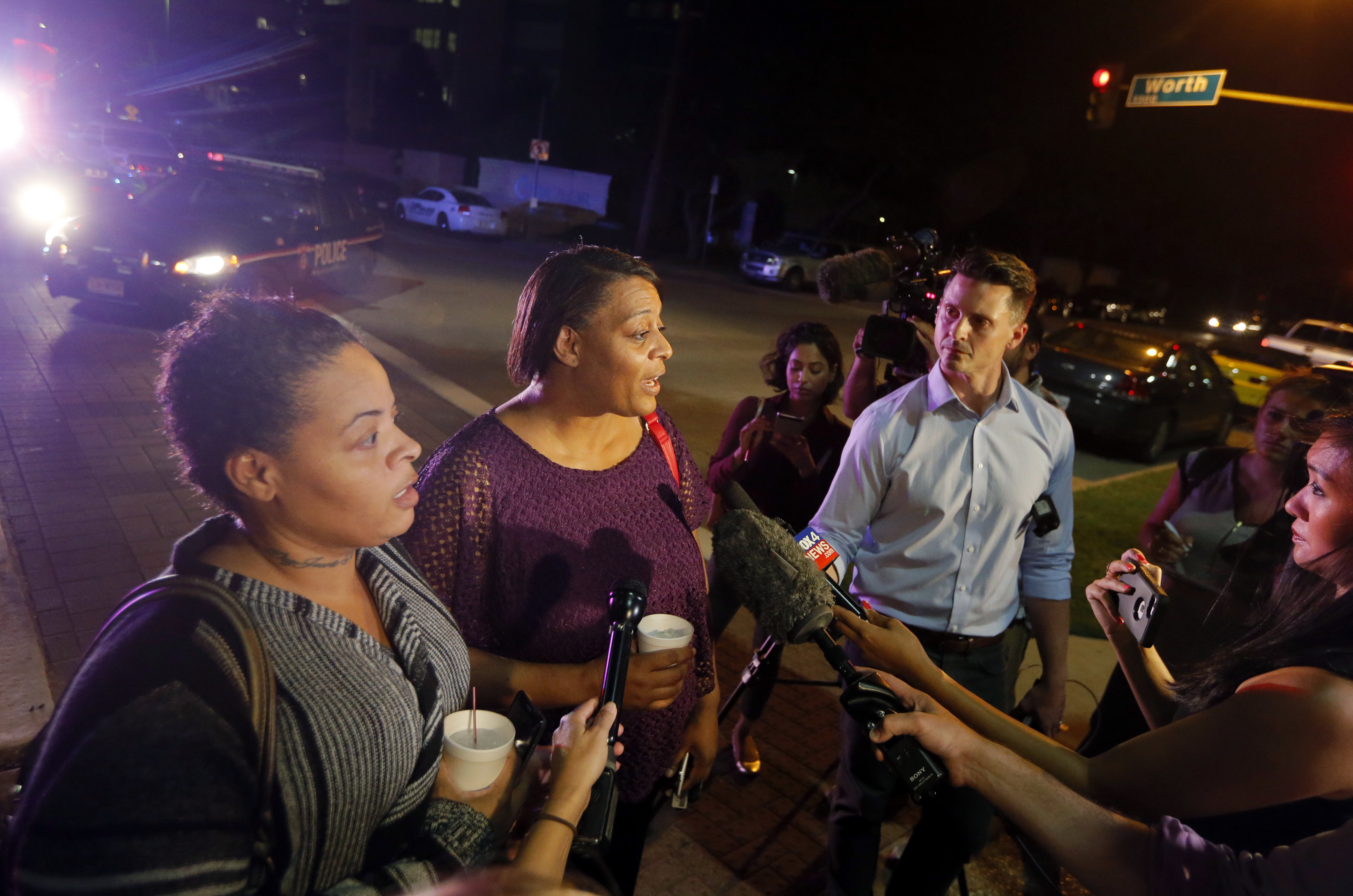 Dallas woman who was shot at protest shielded 4 sons