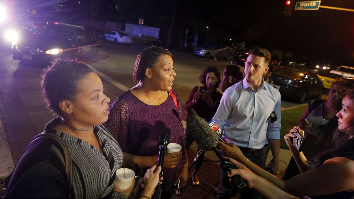 Dallas woman who was shot at protest shielded 4 sons