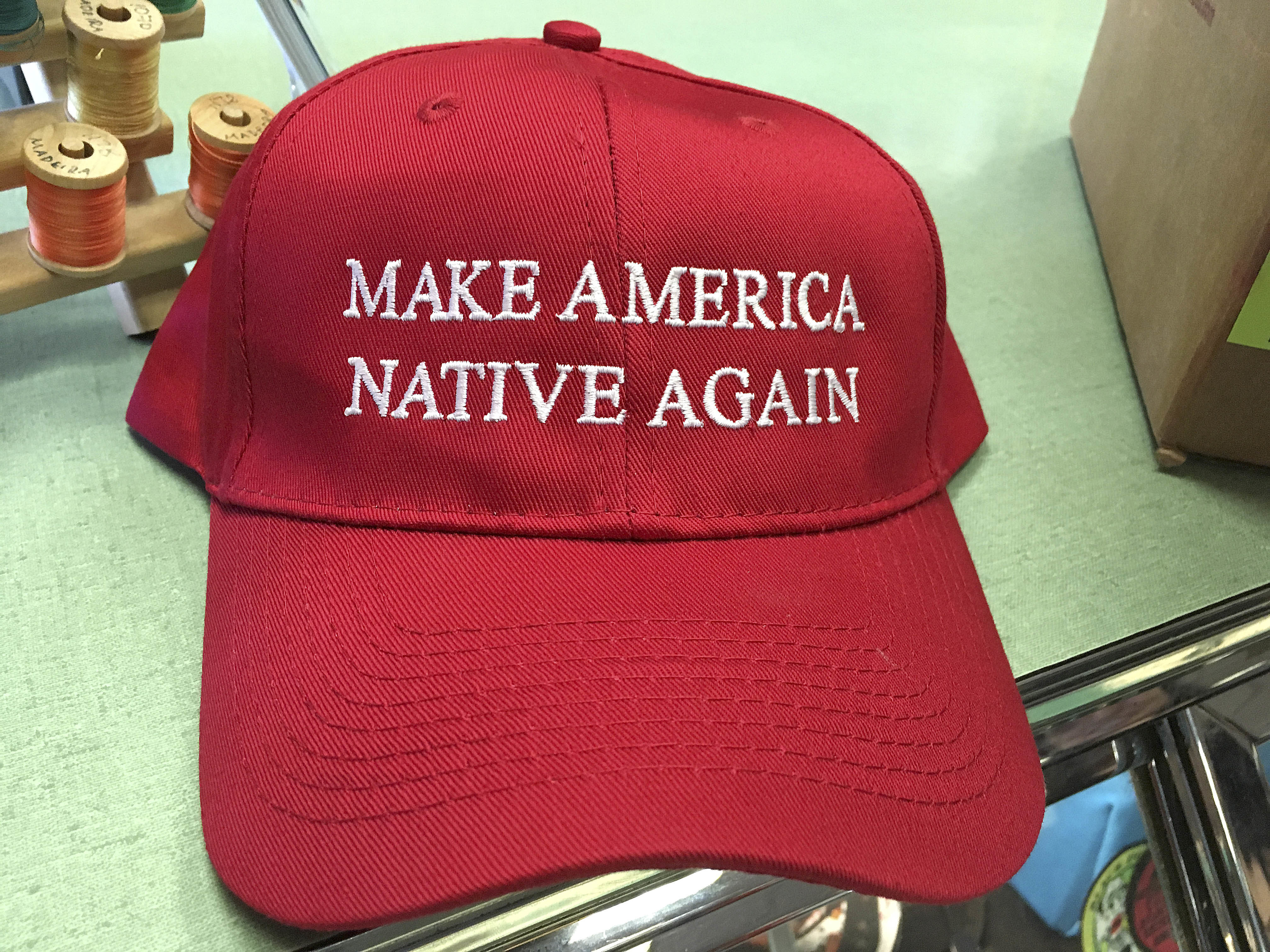 Trump's 'Make America Great Again' target of minority satire