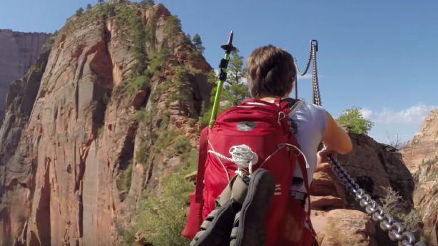 Video shows Utah's most notorious half mile — Angels Landing | KSL.com