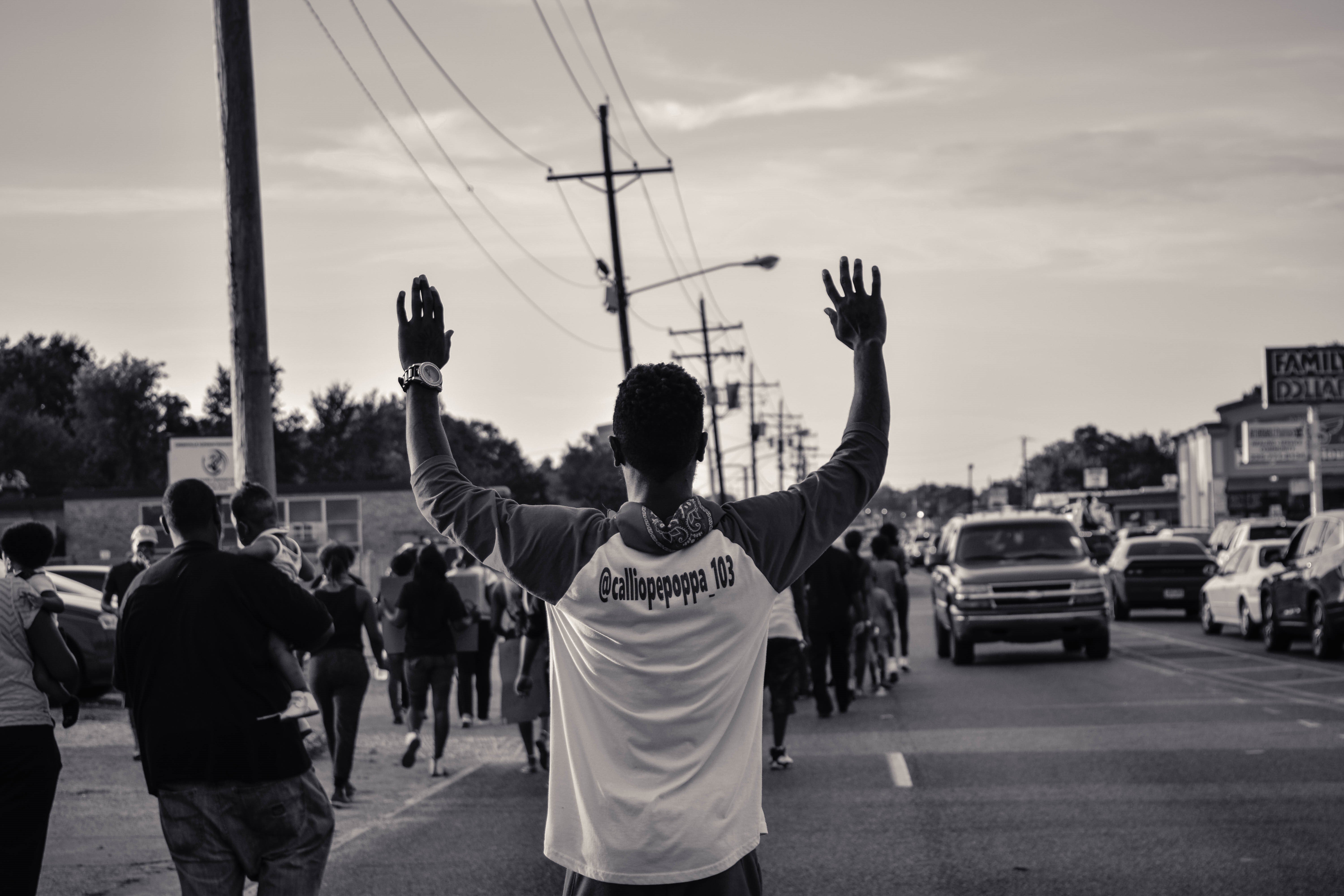 Photographer Elroy Johnson IV went back to his old home of Baton Rouge to visit and now he's there for a different reason. "I was here visiting, I use to live here, and now I am still here mourning the loss of a community member," he told CNN. Johnson captured the emotion of the vigil for Alton Sterling in a set of black-and-white photos. (Photo: Elroy Johnson IV/iReport)