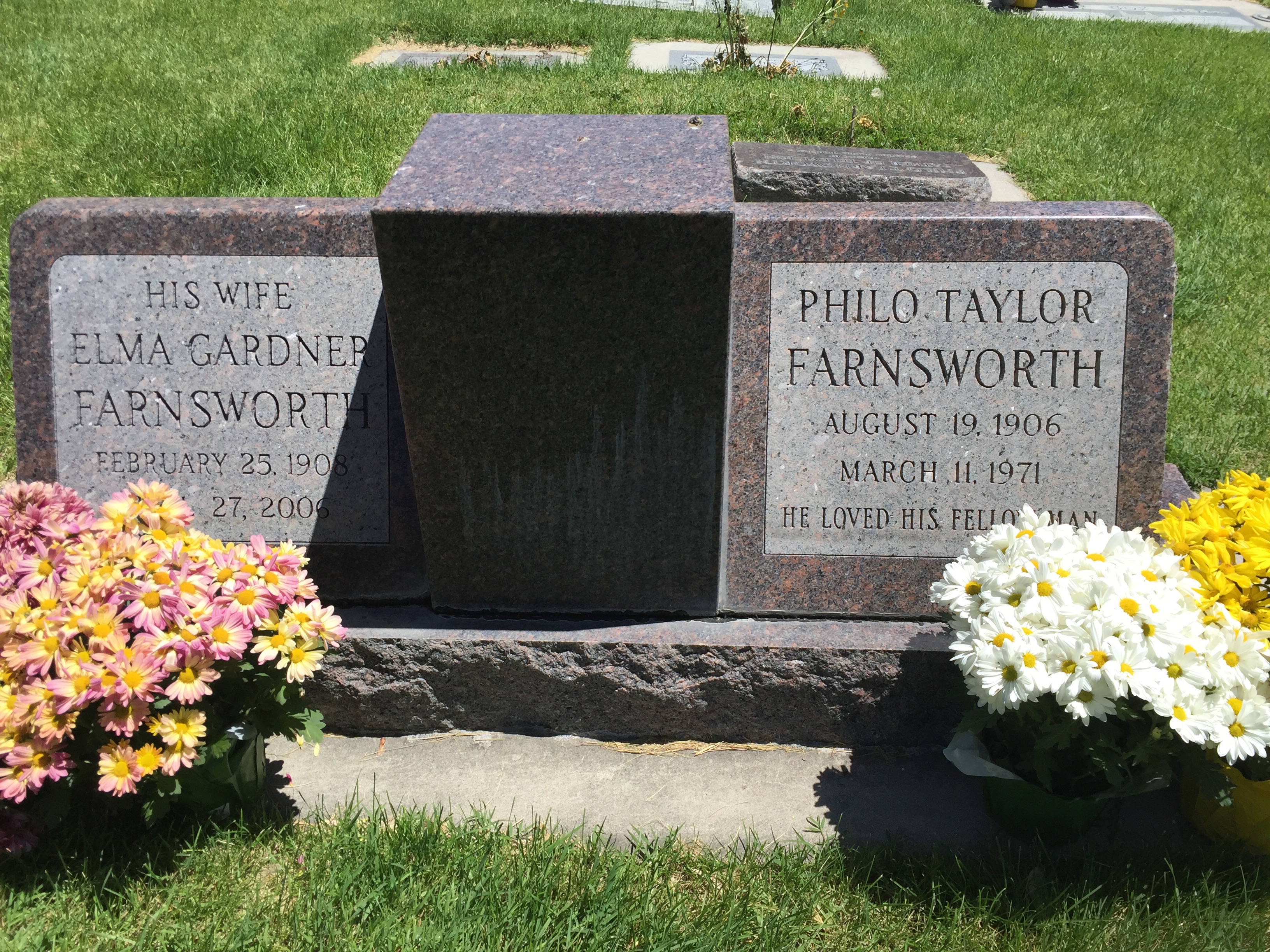 Philo T. Fansworth's grave in the Provo City Cemetary (Photo: Spencer Hall/KSL)
