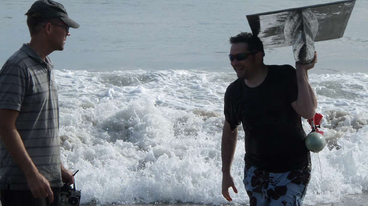 Team with Utah ties creates solar-powered, autonomous boat to cross ocean