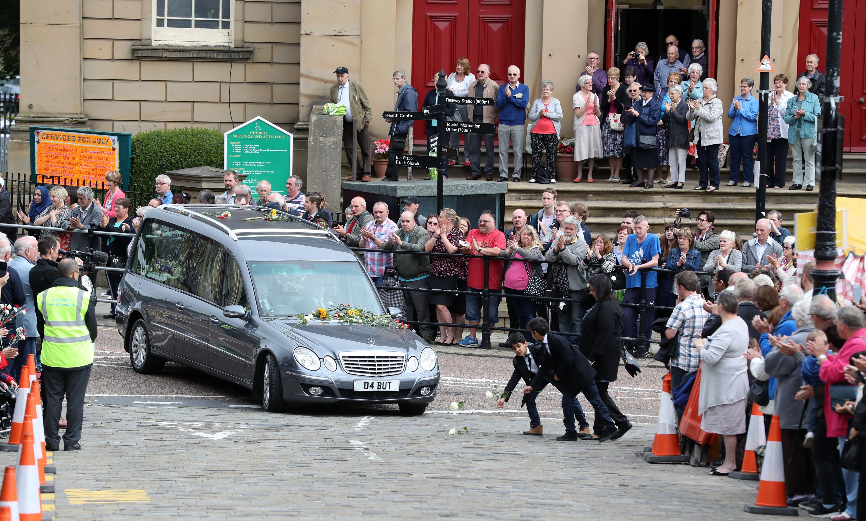 Funeral being held for slain UK lawmaker Jo Cox